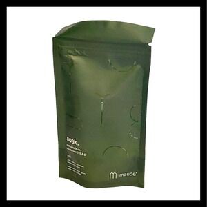 2 x Maude Soak Bath Salts no. 2 Pink Pepper Gurjun Balsam Lemon Travel size 4 oz